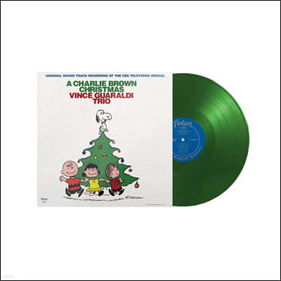 찰리 브라운 크리스마스 음악 (A Charlie Brown Christmas OST by Vince Guaraldi Trio) [크리스마스 트리 그린 컬러 LP] 