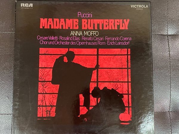 [LP] 안나 모포 - Anna Moffo - Puccini Madame Butterfly 3Lps [박스] [독일반]