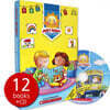 Just-Right Leveled Readers 12종 박스 세트 (Book & CD) : StoryPlus QR코드