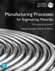 Manufacturing Processes for Engineering Materials, 6/e, SI Edition