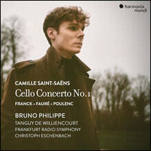 Bruno Philippe 생상스: 첼로 협주곡 1번 / 포레: 로망스, 나비, 꿈 꾸고 난 후에 / 풀랑크: 첼로 소나타 (Saint-Saens: Cello Concerto No. 1 / Franck, Faure &amp; Poulenc)