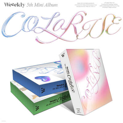 위클리 (Weeekly) - 미니앨범 5집 : ColoRise [3종 중 1종 랜덤 발송]