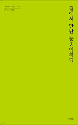 길에서 만난 눈송이처럼