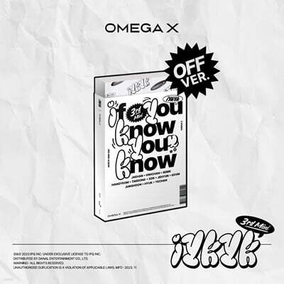 오메가엑스 (OMEGA X) - 미니앨범 3집 : iykyk [OFF ver.]