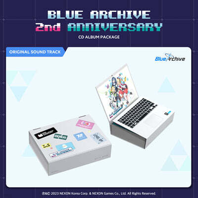 ���� ��ī�̺� 2�ֳ� ��� OST CD �ٹ� ��Ű�� (BLUE ARCHIVE 2nd ANNIVERSARY OST - CD ALBUM PACKAGE)