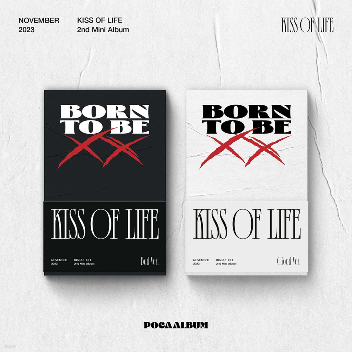 KISS OF LIFE (키스오브라이프) - 미니앨범 2집 : Born to be XX [POCA] [2종 SET]