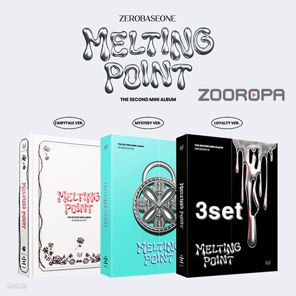 [미개봉/3종세트] 제로베이스원 ZEROBASEONE MELTING POINT 제베원 미니앨범 2집