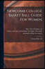 Newcomb College Basket Ball Guide For Women; Collegiate Rules, Ed