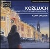 Kemp English 코젤루흐: 피아노 소나타 2집 (Leopold Kozeluch: Complete Keyboard Sonatas 2)