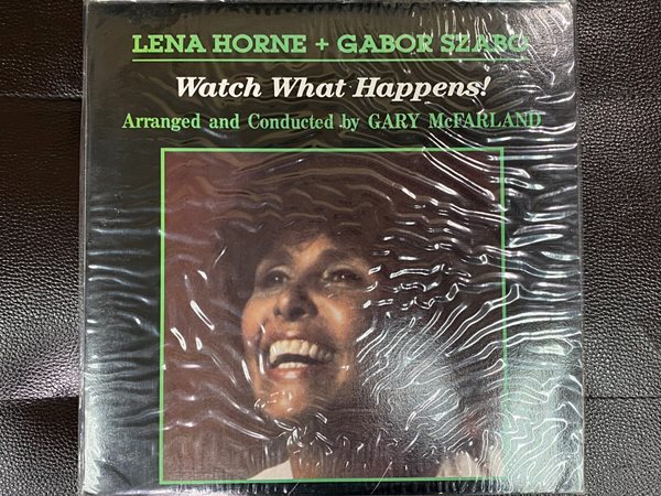 [LP] 레나 혼,가보르 자보 - Lena Horn,Gabor Szabo - Watch What Happens! LP [미개봉] [지구-라이센스반]