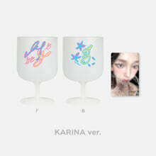 aespa 3rd Anniversary] 3주년 DIY 와인컵 & 포토카드 SET [카리나 ver 