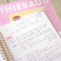B5 Article Paper 양면 타공 노트 속지