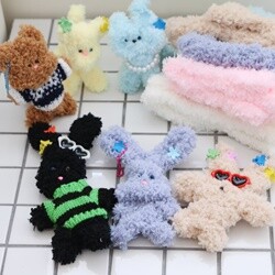 [고별특가][예스24배송]모루 인형 만들기 철사 [1M 털 키링 재료 DIY 뽀글이 뽀글 공예용 부자재 키트 복실 악세사리 모루인형 만들기세트]