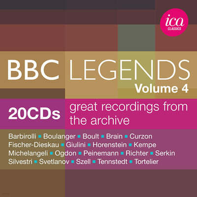 BBC 레전드 그레이트 레코딩스 Vol.4 (BBC Legends Volume 4)