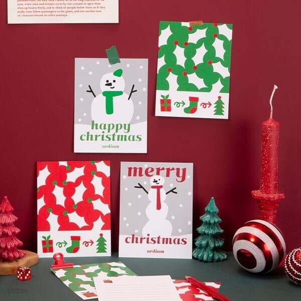 윈터 크리스마스 카드