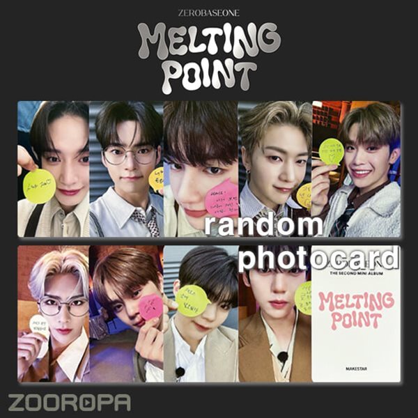 [새상품/A 포토카드] 제로베이스원 ZEROBASEONE MELTING POINT (정품/메이크스타)