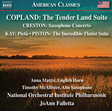 JoAnn Falletta 미국 작곡가 4인의 협주곡과 관현악 작품집 (Copland, Creston, Kay &amp; Piston: Concertos &amp; Orchestral Suites)