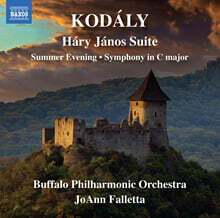 JoAnn Falletta 코다이: &#39;하리 야노슈&#39; 모음곡, 다장조 교향곡, 여름 저녁 (Kodaly: Hary Janos Suite, Summer Evening &amp; Symphony in C Major)