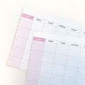 먼슬리 데스크 패드 A5 (만년형) 리필 속지