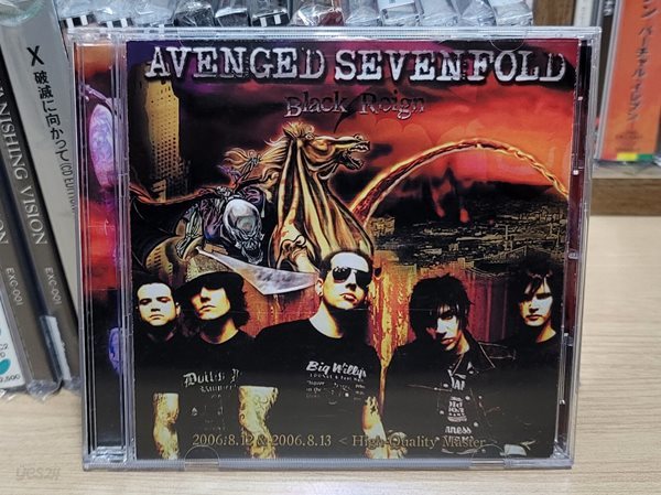 (2CD 희귀 수입반 부틀렉) Avenged Sevenfold - Black Reign (2006.8.12~13)