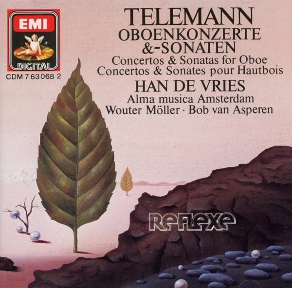 Telemann : 오보에 협주곡 &amp; Sonaten - 브리스 (Han De Vries)(독일발매)