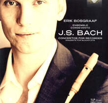 Erik Bosgraaf 바흐: 리코더 협주곡 (Bach: Concertos For Recorder) [LP]