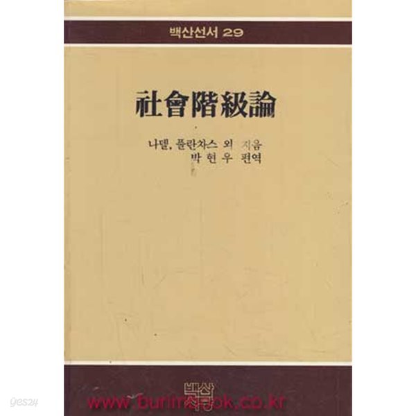 백산선서 29 사회계급론