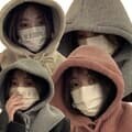 투버튼 겨울 니트 바라클라바 여성 방한 후드 넥워머 OFDJ-HT5