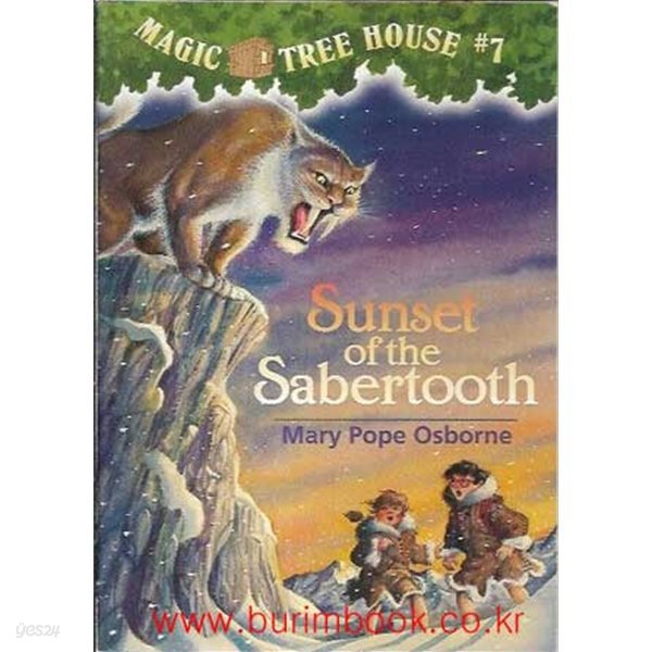 영어원서 magic tree house 7 Sunset of the Sabertooth