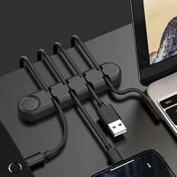 ★클리어런스★[예스24배송] 곰돌이 케이블 전선 정리 4구 (2개세트)