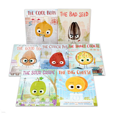 Jory John의 The Food Group 페이퍼백 7종 세트