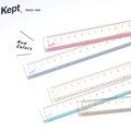 kept 투명 플라스틱자 15cm자 눈금자 KP5 4COLOR