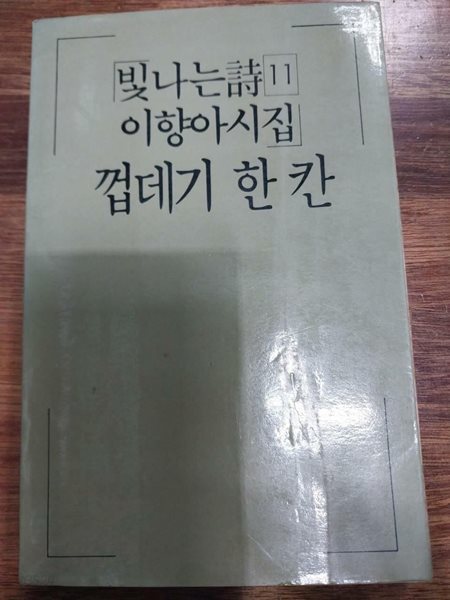 껩데기 한 칸  - 빛나느 시 11 - 이향아시집 (초판)