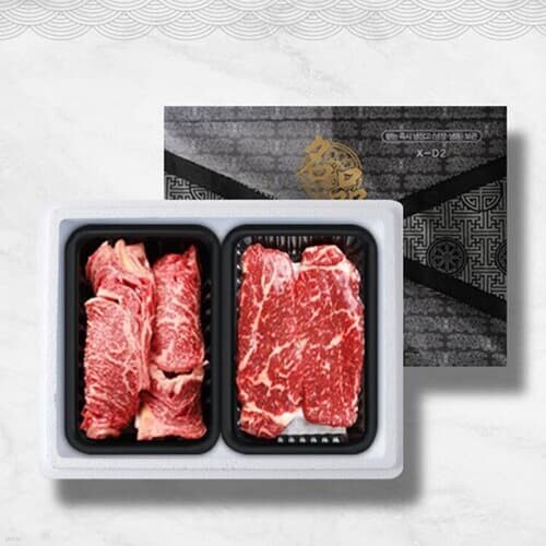 [박참봉푸줏간]1등급 한우 (등심 400 2팩 + 채끝 400 + 특수400) 1.6kg - 예스24