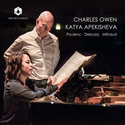 Charles Owen / Katya Apekisheva 미요: 스카라무슈 / 풀랭크: 두 대의 피아노를 위한 소나타 / 드뷔시: 세 개의 녹턴 등 (Poulenc - Debussy - Milhaud)