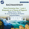 Abbey Simon 라흐마니노프: 피아노 협주곡 1, 4번, 파가니니 광시곡 (Rachmaninov: Piano Concertos Nos. 1 & 4, Rhapsody on a Theme of Paganini)