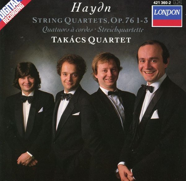 타키치 콰르텟 - Takacs Quartet - Haydn String Quartets, Op.76 1-3 [U.S발매]
