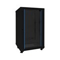 마하링크 ML-H1000B 20U H1000 D600 W600 슬림너트 강화유리 허브랙 통신랙