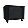 마하링크 ML-H500B 9U H500 D500 W600 슬림너트 강화유리 허브랙 통신랙