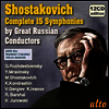 러시아 명지휘자들이 지휘하는 쇼스타코비치 교향곡 전곡 (Shostakovich: Complete Symphonies) (12CD Boxset) - Evgeny Mravinsky