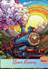 Steam Dreams: A Locomotive Odyssey Coloring Book