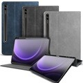 갤럭시탭 S9 FE 플러스 S9 플러스 S펜 수납 스탠드 북커버 가죽 케이스 스마트 레더 커버