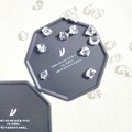 이상 날개 실리콘 컵받침 티 코스터