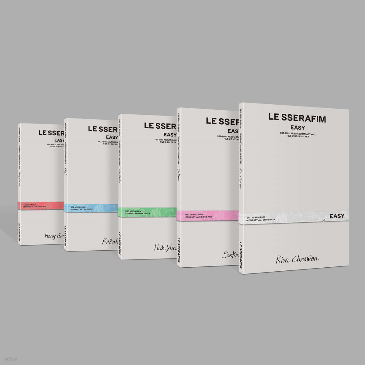르세라핌 (LE SSERAFIM) - 3rd Mini Album &#39;EASY&#39; [COMPACT ver.][5종 중 1종 랜덤발송]