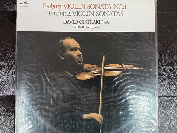 [LP] 오이스트라흐,바우어 - Oistrakh,Bower - Brahms Violin Sonata No.1 LP [미개봉] [서울-라이센스반]