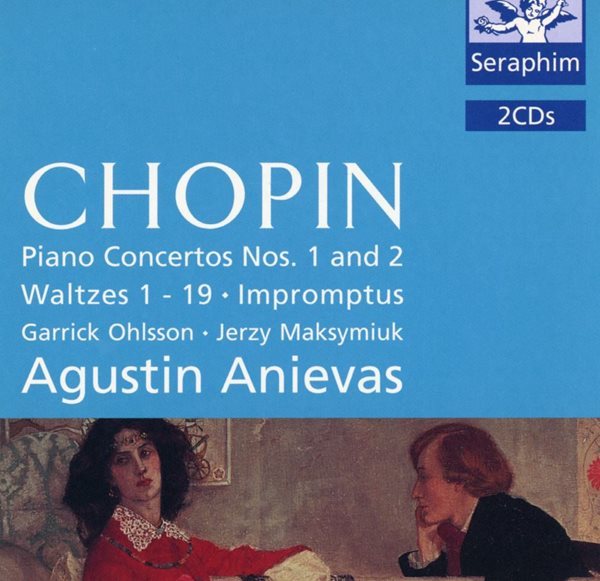 아구스틴 아니에바스 - Agustin Anievas - Chopin Piano Concertos No.1 And 2 Etc 2Cds [U.S발매] 