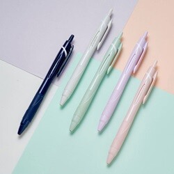 [알앤비]유니 제트스트림 파스텔칼라 (검정잉크) 한정판 0.38mm 0.5mm 0.7mm SXN-150