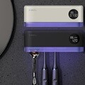 [디하우트] 자동 UV 무선 칫솔살균기 (하루8번자동살균/99.9%강력한 듀얼 살균/유무선겸용/한번충전 60일사용)
