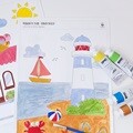 색칠공부 여러가지 5종 그리기 DIY KIT 풍경 컬러링 도안 그림그리기 색칠하기 컬러링북