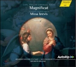 Helmuth Rilling 칼 필립 에마누엘 바흐: 마니피카트 / 요한 루트비히 바흐: 미사 브레비스 (CPE Bach: Magnificat Wq 215)